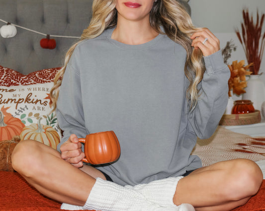 Comfort Colors Y’all Halloween Cowgirl Sweatshirt | Western Ghost Boots Fall Pullover | Cozy Vintage Graphic Crewneck