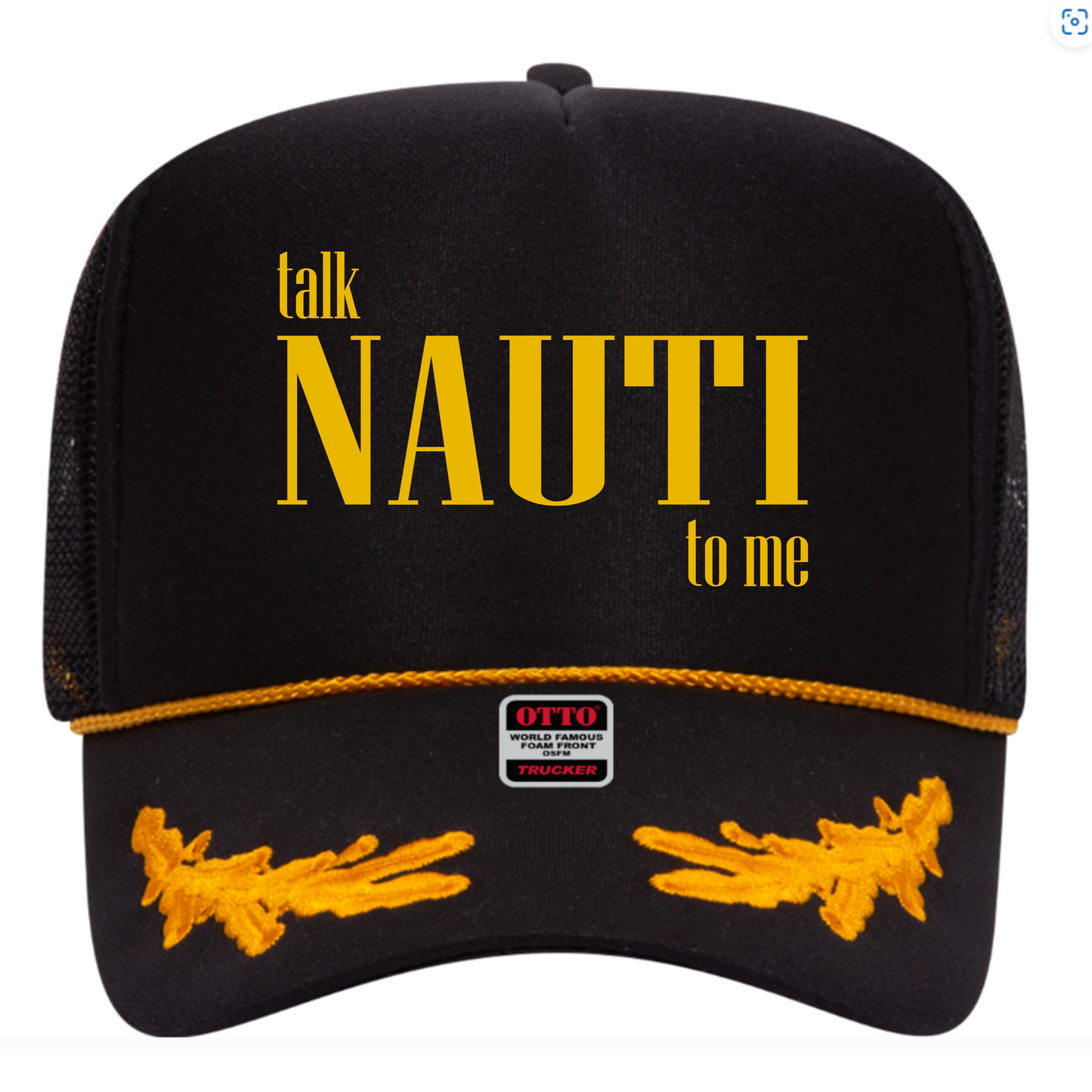 Funny Nautical Trucker Hats, Unisex Party Hats, Yacht Rock Concert Hats, Boat Party, Captain Bachelor Bachelorette Party Gifts, Personalized