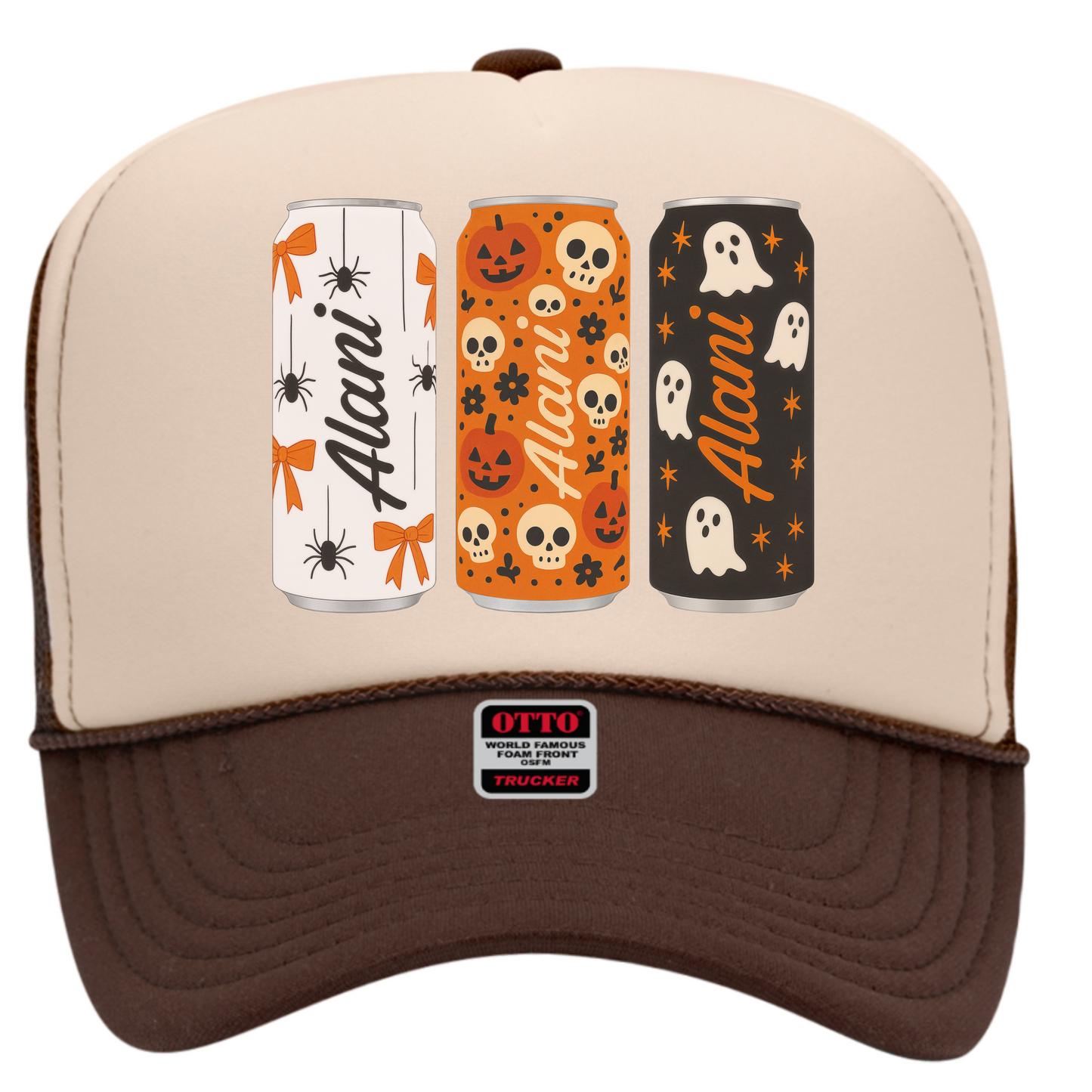 Halloween Alani Nu Comfort Colors Trucker Hat – Fall Energy Drink Aesthetic for Women